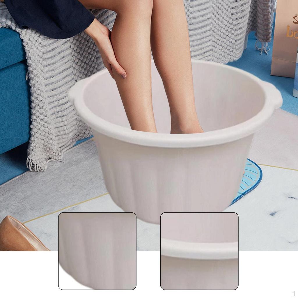Secchio Secchiello Vasca per Pediluvio Vasca da Bagno Vasca Massaggio con Rialzi Vaschetta Pedicure per Immersione per Viaggio Guardare la TV Auto