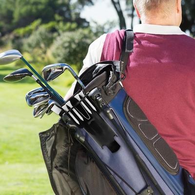 Portable Golf Ball Tees Holder Cup Golf Pro Clip Caddy Storage Box Holds 3 Balls And 4 Tees With Nylon Brush Good Elasticity