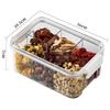 Transparent Plastic Food-Grade Storage Jar for Candy, Tea, Grains, and Cereal