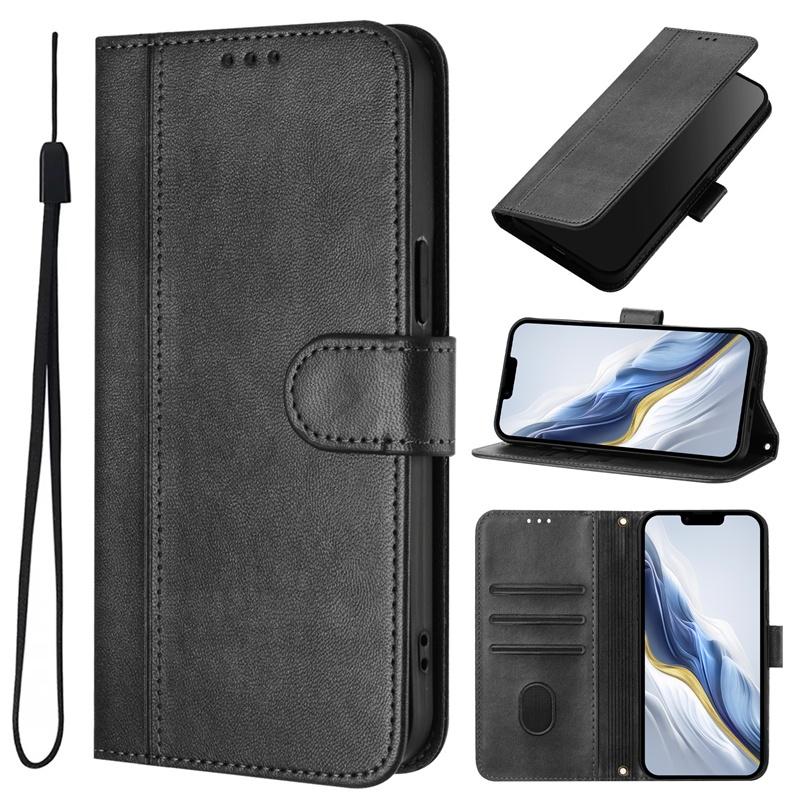 Casing For Realme C11 2021 C12 C15 C17 C20 C21 C21Y C25 C25S C30 C30S C55 4G Leather Wallet Pocket Card Slots Flip Case Cover