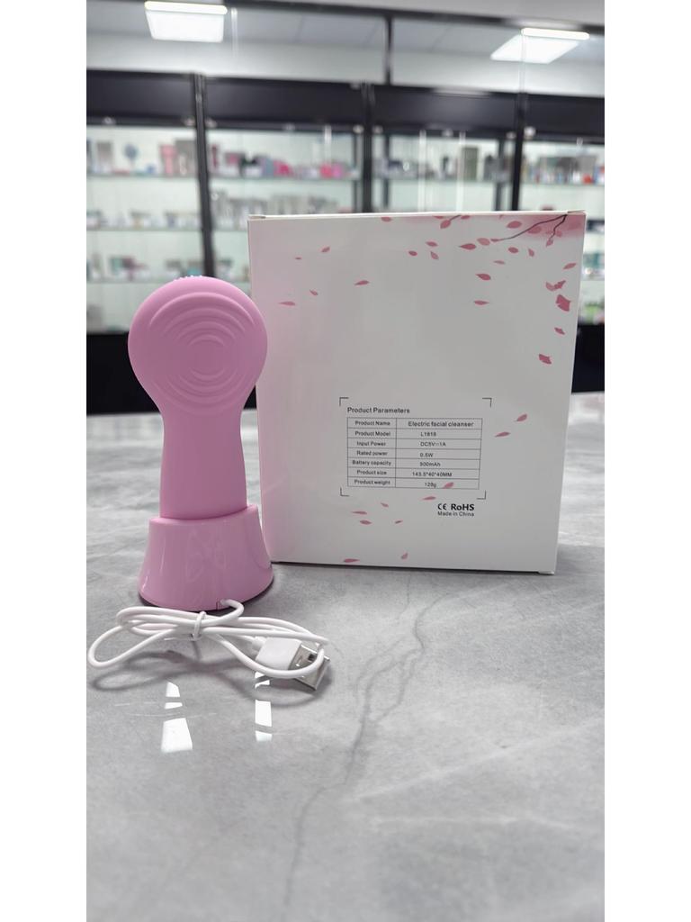 Electric Silicone Facial Cleansing Brush & Pore Cleaner