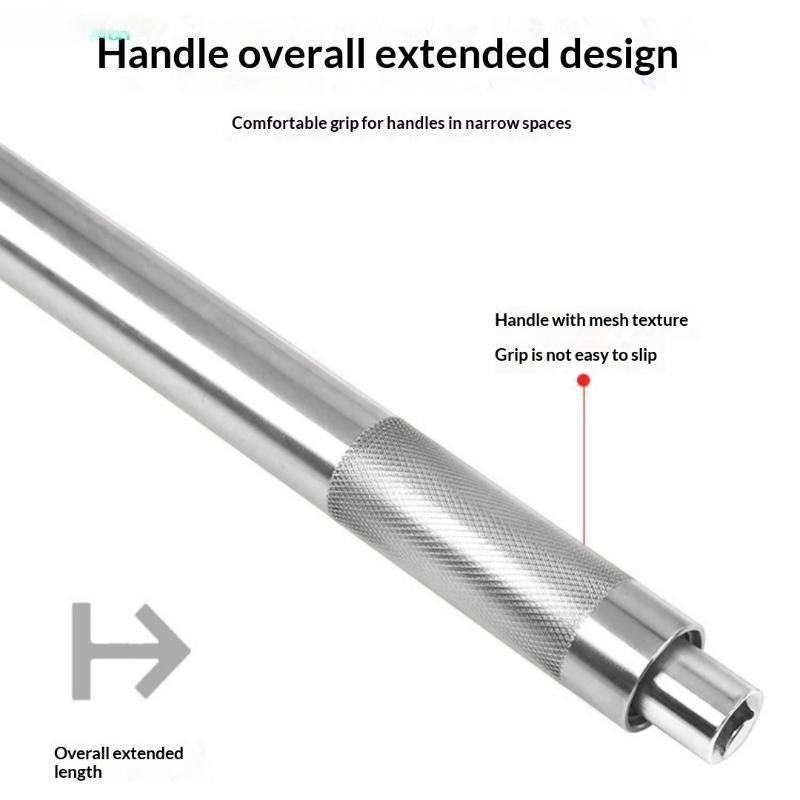 1/2 Inch Four-wheel Alignment Angle Adjustment Electric Extension Car Wrench Self-contained Ratchet Extended Wrench