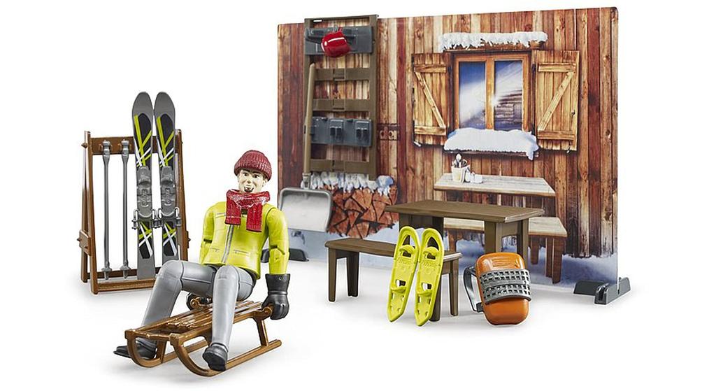 Bruder B-world Mountain Hut Set BR63102