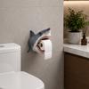 3D Printed Toilet Holder Bathroom Tissue Dispenser Wall Mounted Theme Home Decor for Restroom Kitchen Storage