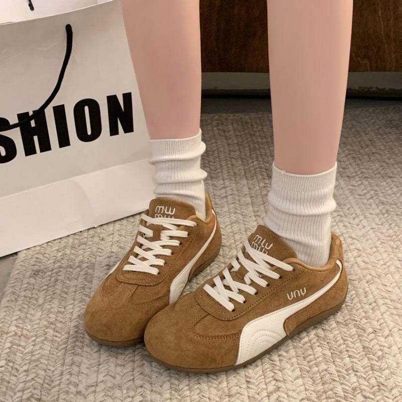 Spring single shoes new Korean version ins female student flat non-slip Forrest Gump shoes casual women's shoes K