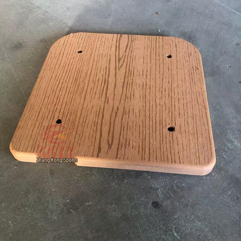 Heart-Shaped Wood-Plastic Outdoor Fitness Seat Cushion