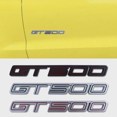 GT500 ženkliukas Automobilio lipdukai modifikuoti priedai Šoninių durų emblema Bagažinės logotipas dekoratyviniai lipdukai