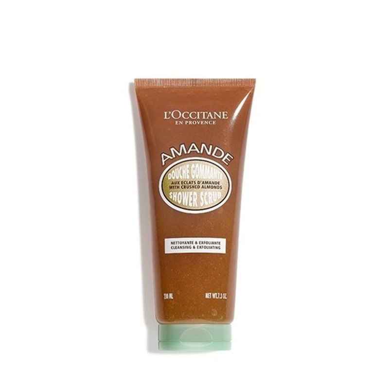 LOCCITANE Almond Shower Scrub 200ml FREE