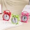 1Pc Creative Quartz Round Alarm Clock 4Cm Mini Metal Small Alarm Clock Portable Desktop Home Decoration