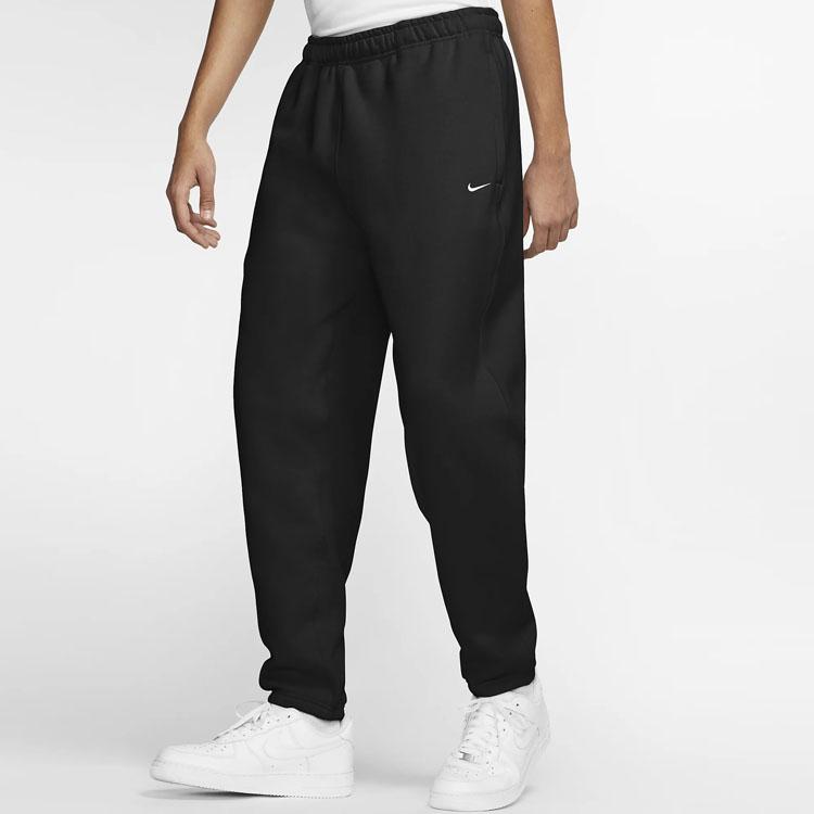 Nike Lab Fleece-Lined Warm Jogger Sweatpants Men Bottoms Black DA0330-010