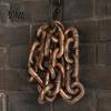 Funny Dog Walk Props Simulated Iron Chain for Haunted House Cosplay, Halloween Plastic Prop, Novelty Yorkie Decorative Leash, Lightweight Fake