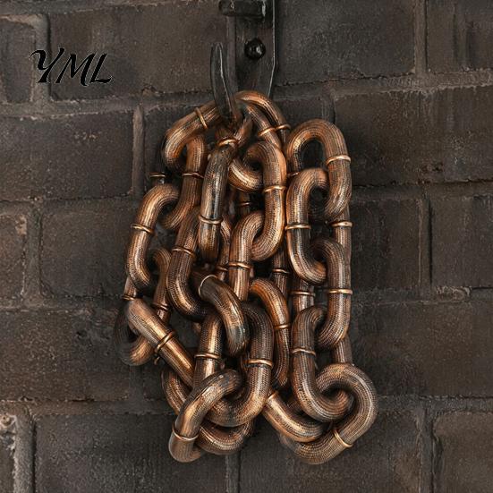 Funny Dog Walk Props Simulated Iron Chain for Haunted House Cosplay, Halloween Plastic Prop, Novelty Yorkie Decorative Leash, Lightweight Fake