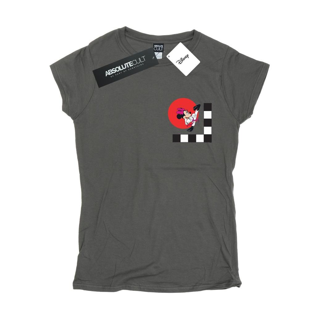 Disney Womens/Ladies Minnie Mouse Karate Kick Cotton T-Shirt