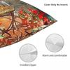 Amalfi Italy Square Pillowcase Polyester Linen Velvet Pattern Zip Decorative Throw Pillow Case Room Cushion Cover