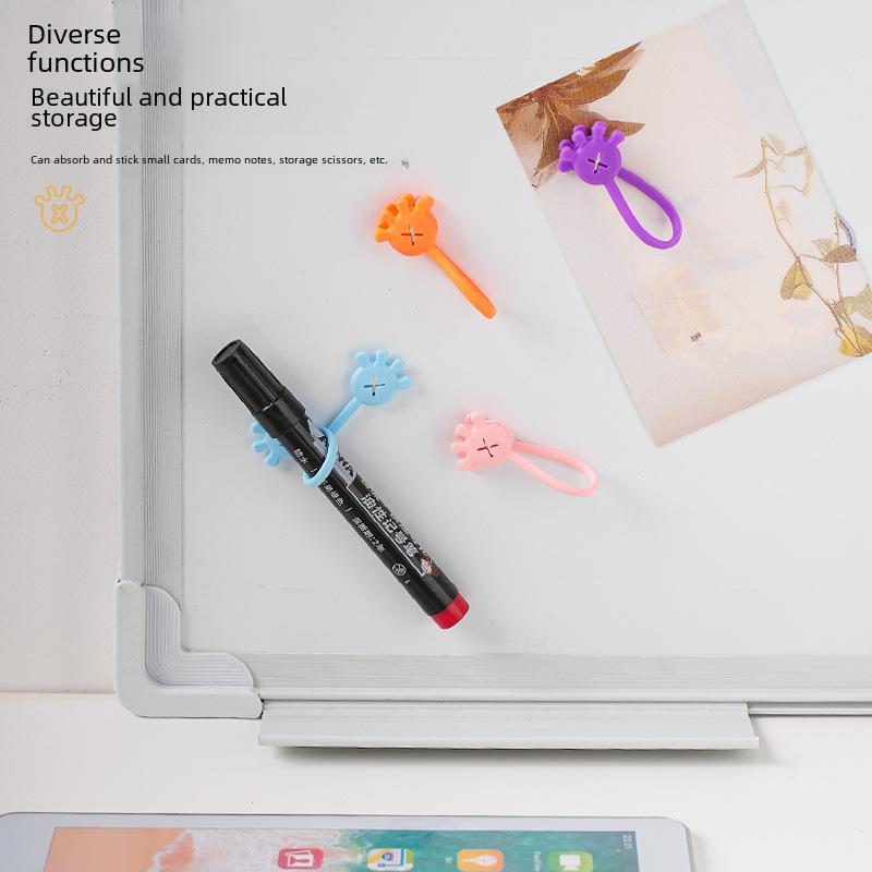 Palm Silicone Magnetic Cable Organizer and Bookmark