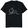 Korea Style La Linea The Line Osvaldo Cavandoli TV Tshirt Comfortable Streetwear Man T-shirt Hipster Casual Loose Women Tee