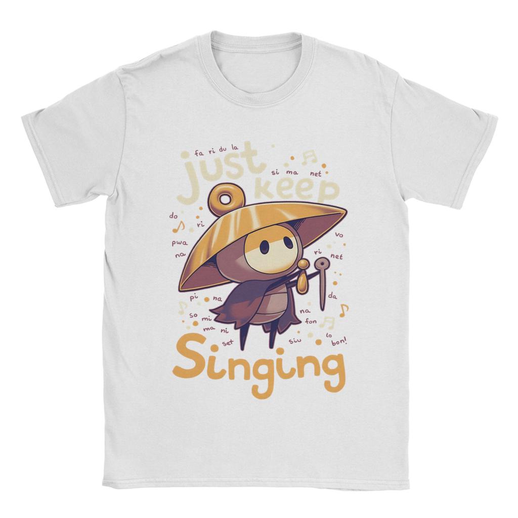 Unisex Hollow Knight Silksong Sherma T Shirts 100 Cotton Tops Vintage Short Sleeve Round Collar Tees Printed TShirt