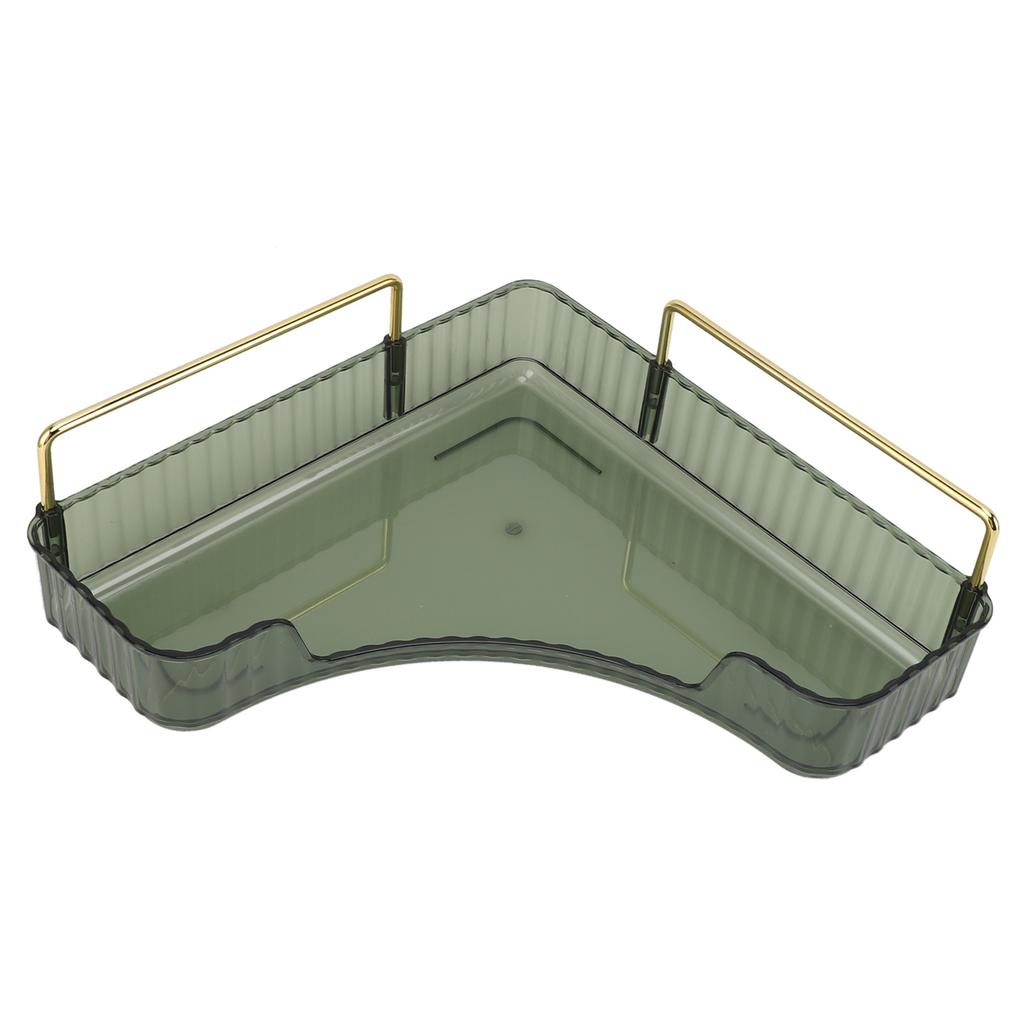 Corner Counter Organizer Tray Large Capacity Multifunction Space Saving Corner Storage Tray for