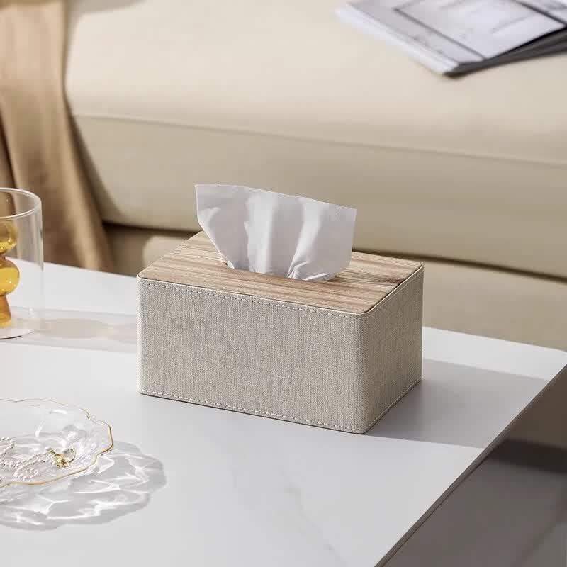 Minimalist Wooden Tissue Box