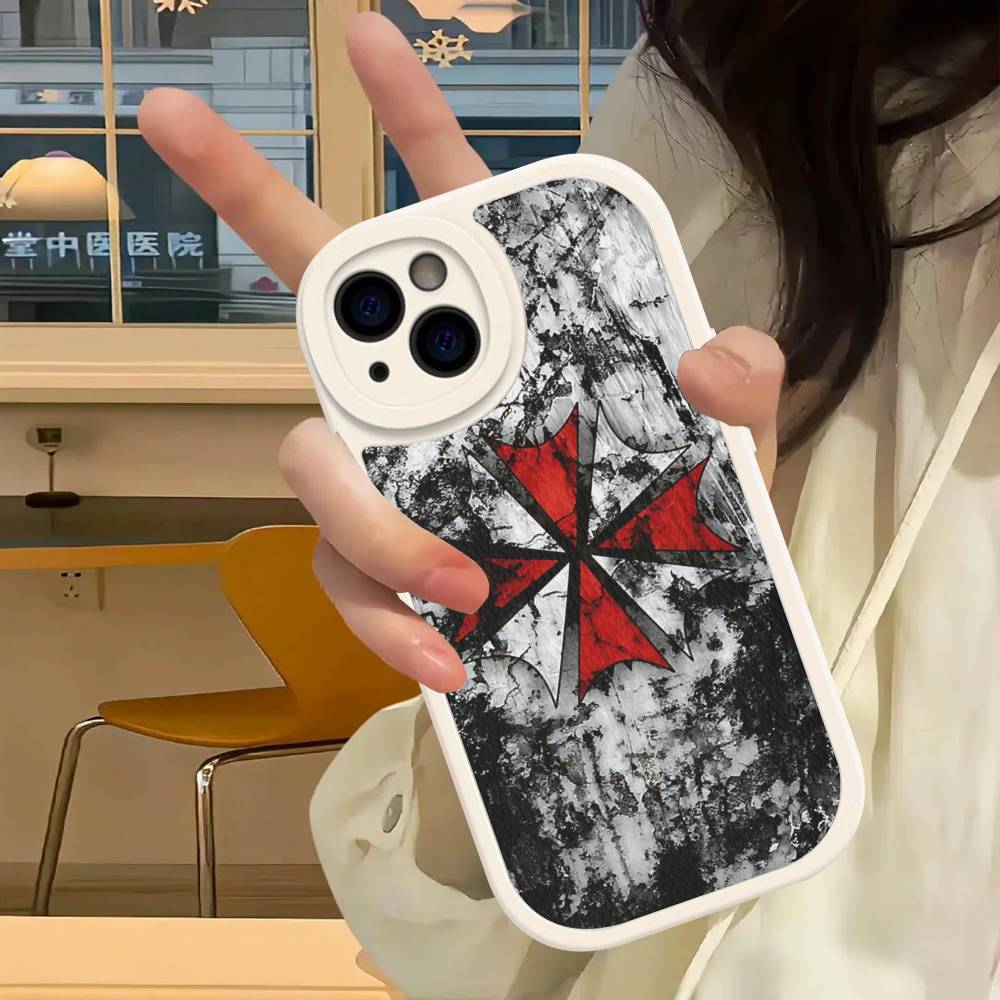 R-Resident Evil Games Phone Case For IPhone 16 15 14 13 12 11 Pro Max Plus Shockproof Leather Cover