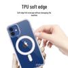 Wireless Transparent Magnetic Case for iPhone 13, 12 Pro, Huawei SAN Star with MagSafe Compatibility