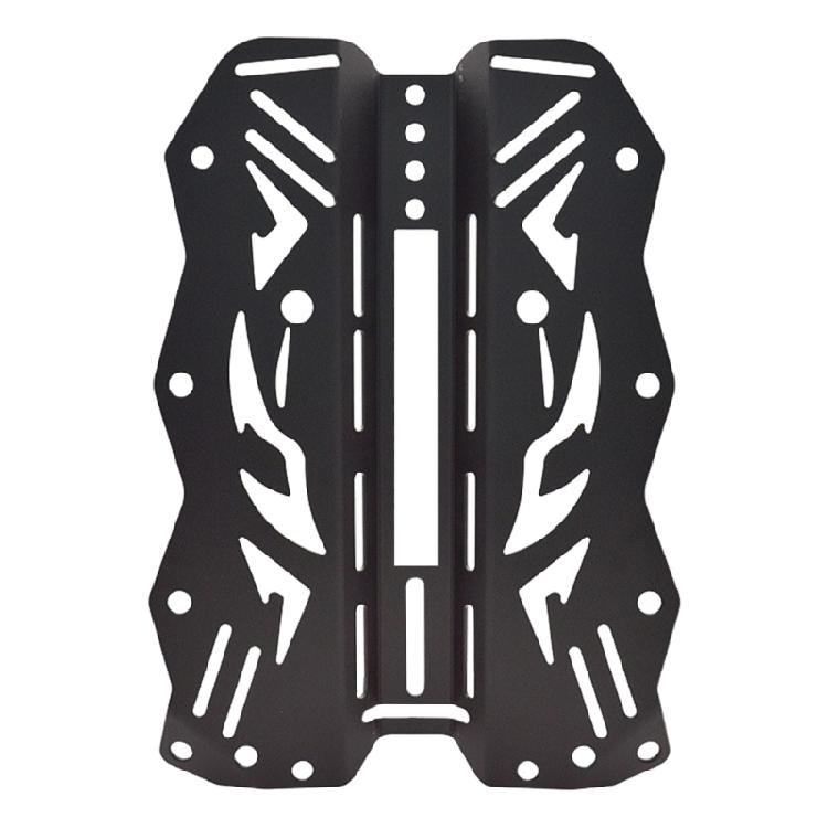 Scubas Diving BCD Backplate for Underwater Adventure and Water Sport, Light Weight Aluminum Alloy Backplate Repalcement чёрный