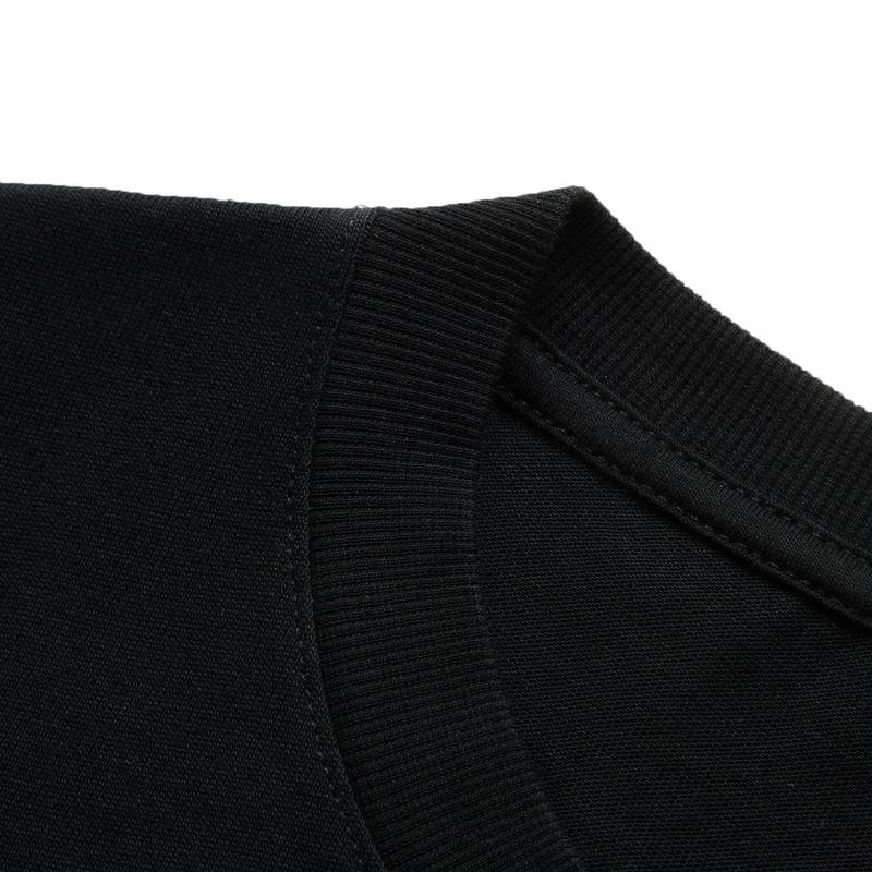 Li Ning Vital Series Solid Color Round Neck Comfortable Breathable Loose Short Sleeve T-Shirt Unisex Tops Black AHSU925-2