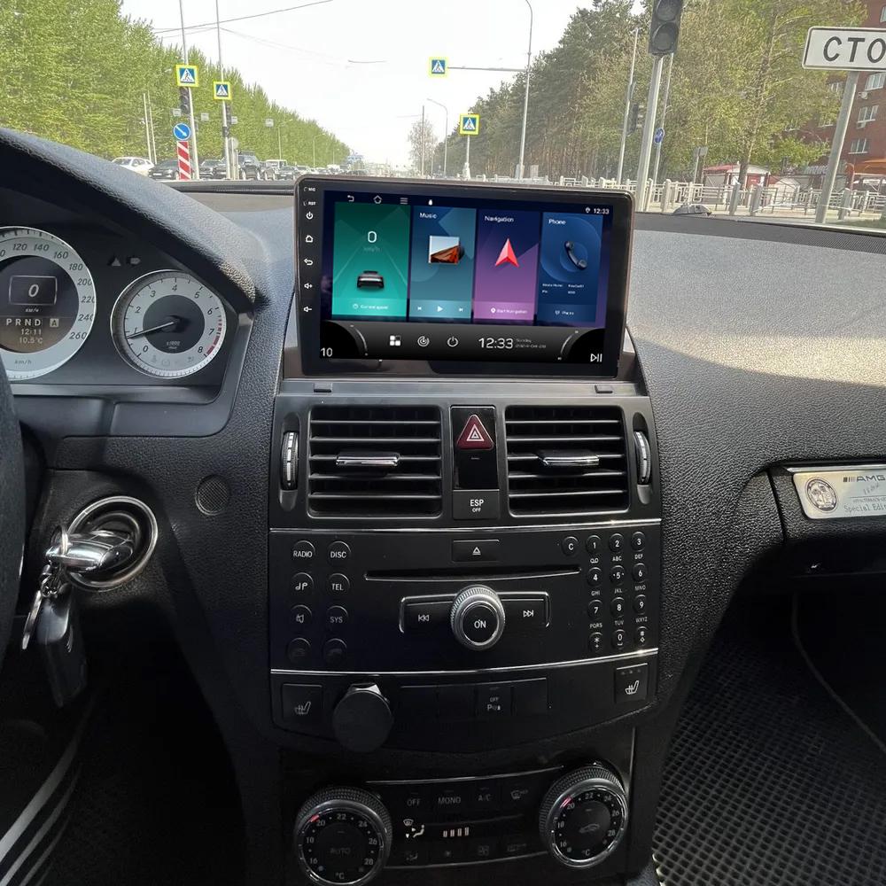 Android Car Radio For Mercedes-Benz C-Class (W204) 2006-2011  2 Din Multimedia Player 4G WIFI GPS Carplay Head Unit Auto Stereo