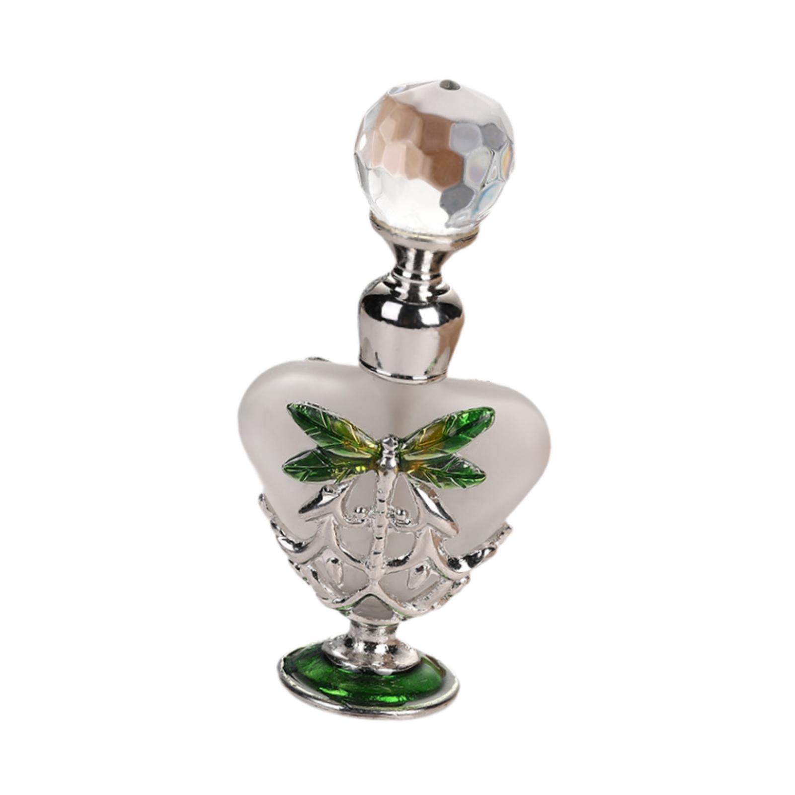 

Флакон для духов, 5 мл пробные флаконы, декоративный маленький женский подарок для девочки, стеклянные духи зелёный