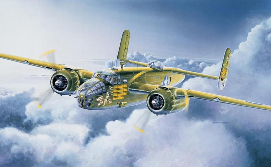 Tamiya Italeri 2650 1/48 Lockheed North American B-25 C/D Mitchell Plastic Model