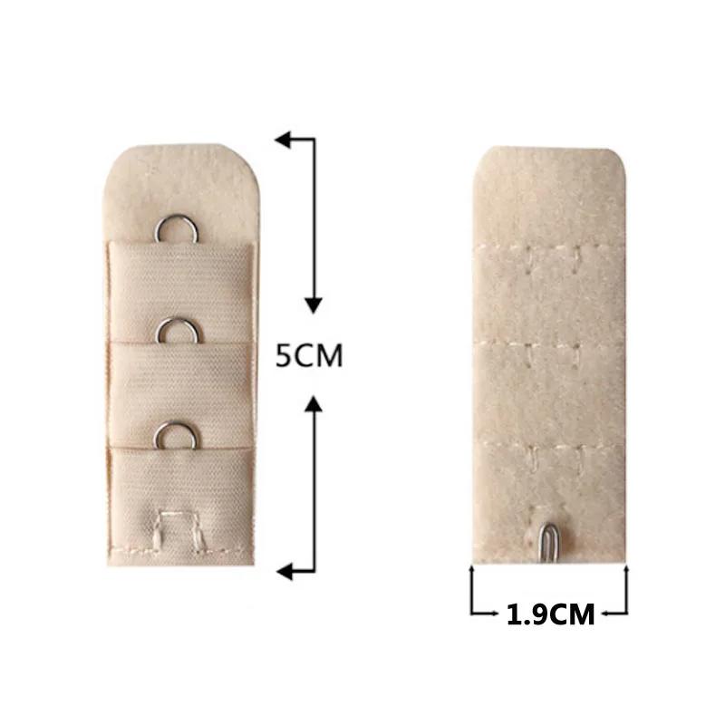 Ladies 1 Rows 3 Hooks Bra Extender Nylon Clasp Extension Elastic On Strap Soft Bra Band Extenders Intimates Accessories