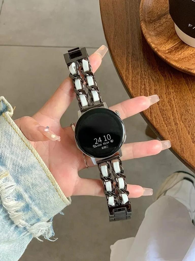 Women Strap For COLMI M40 M41 M42 V31 V23 V68 p60 P28 P18 P16 P12 P71 C81 C80 C63 C61 C60 i20 i30 Metal diamond watchband chain