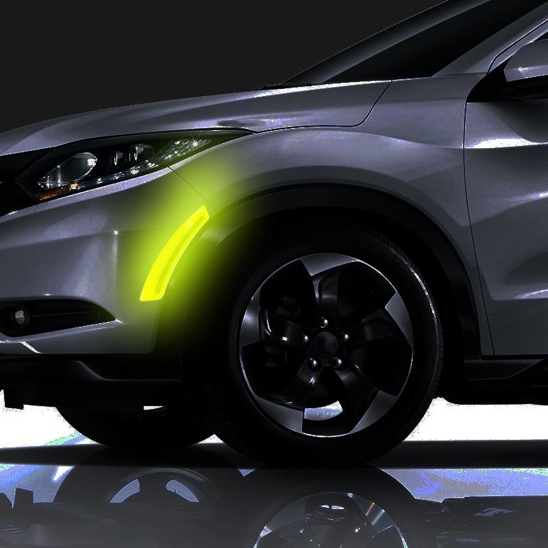 Reflexní gumové lišty proti kolizi a poškrábání pro auto