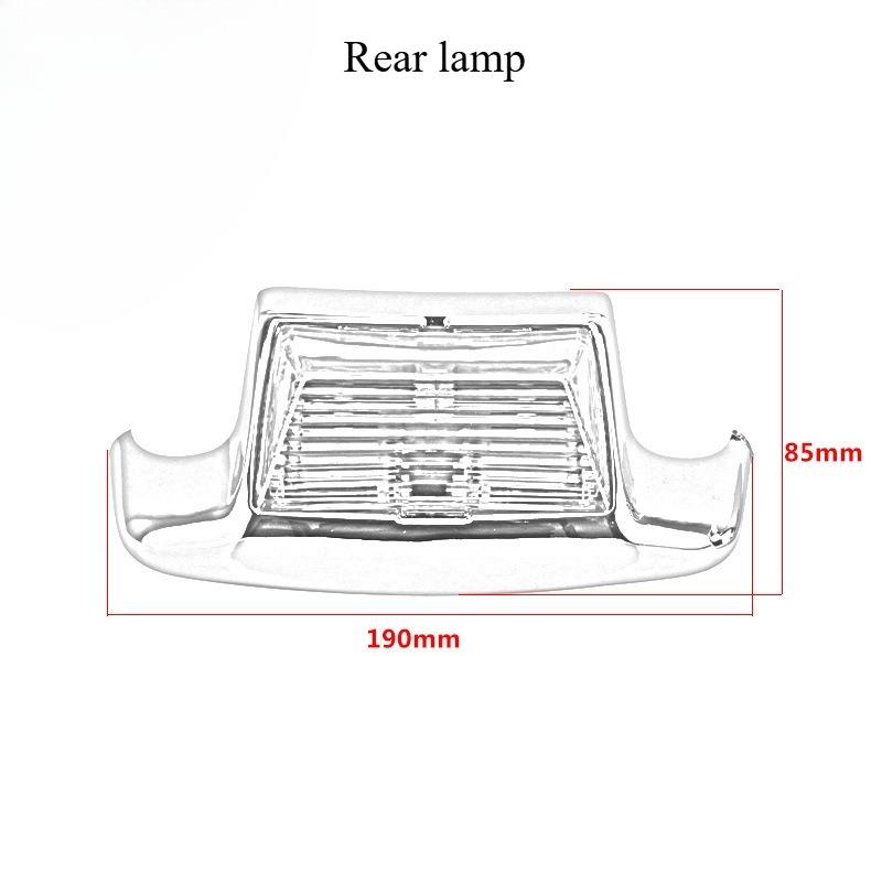 Motorcycle Edge Front Rear Fender Tip Light Lamp For Harley Heritage Softail Electra Glide Road King FLHR FLSTC 1996-2013  LED