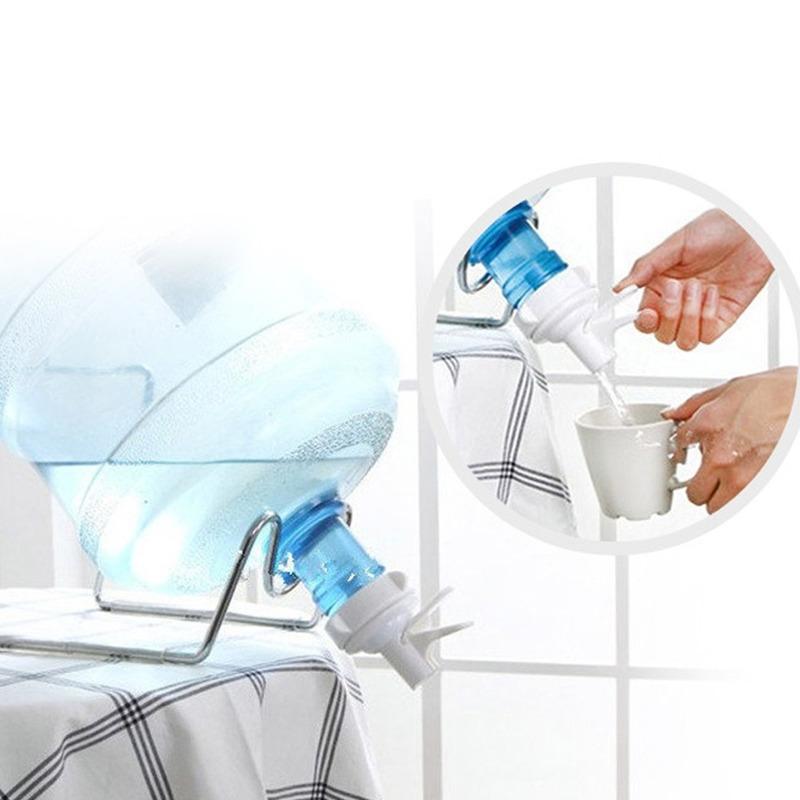 High Quality 1pc Plastic Small Portable Water Dispenser Eco-friendly Bottle Cap Reusable Home Inverted Water Dispenser Spout