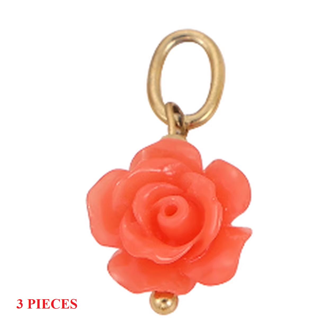 

3PCS/LOT CARLIDANA Stainless Steel Colorful Natural Stone & Baroque Pearl Shell Beads Pendants Charms for DIY Jewelry