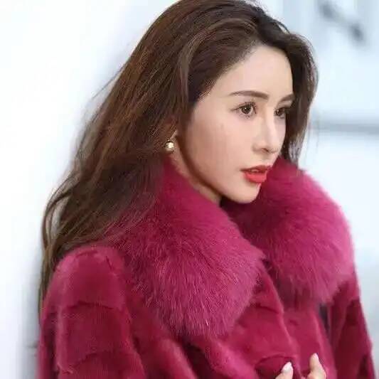 Women`s Scarf 100% Real Fox Fur