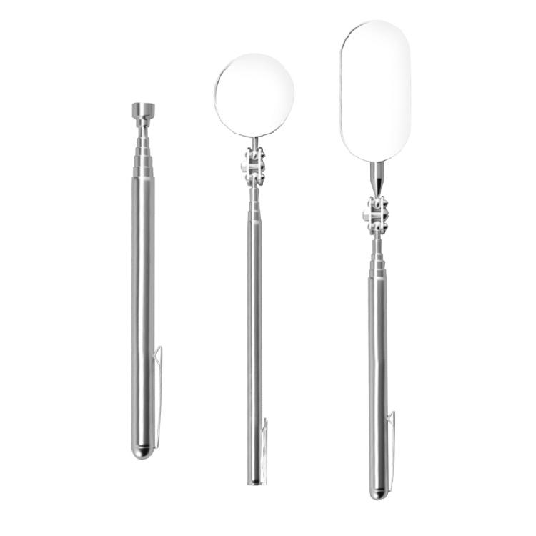 

Telescopic Inspection Mirror Foldable Stainless Steel Folding Telescopic Reflector Welding Chassis Inspection Mirror 1