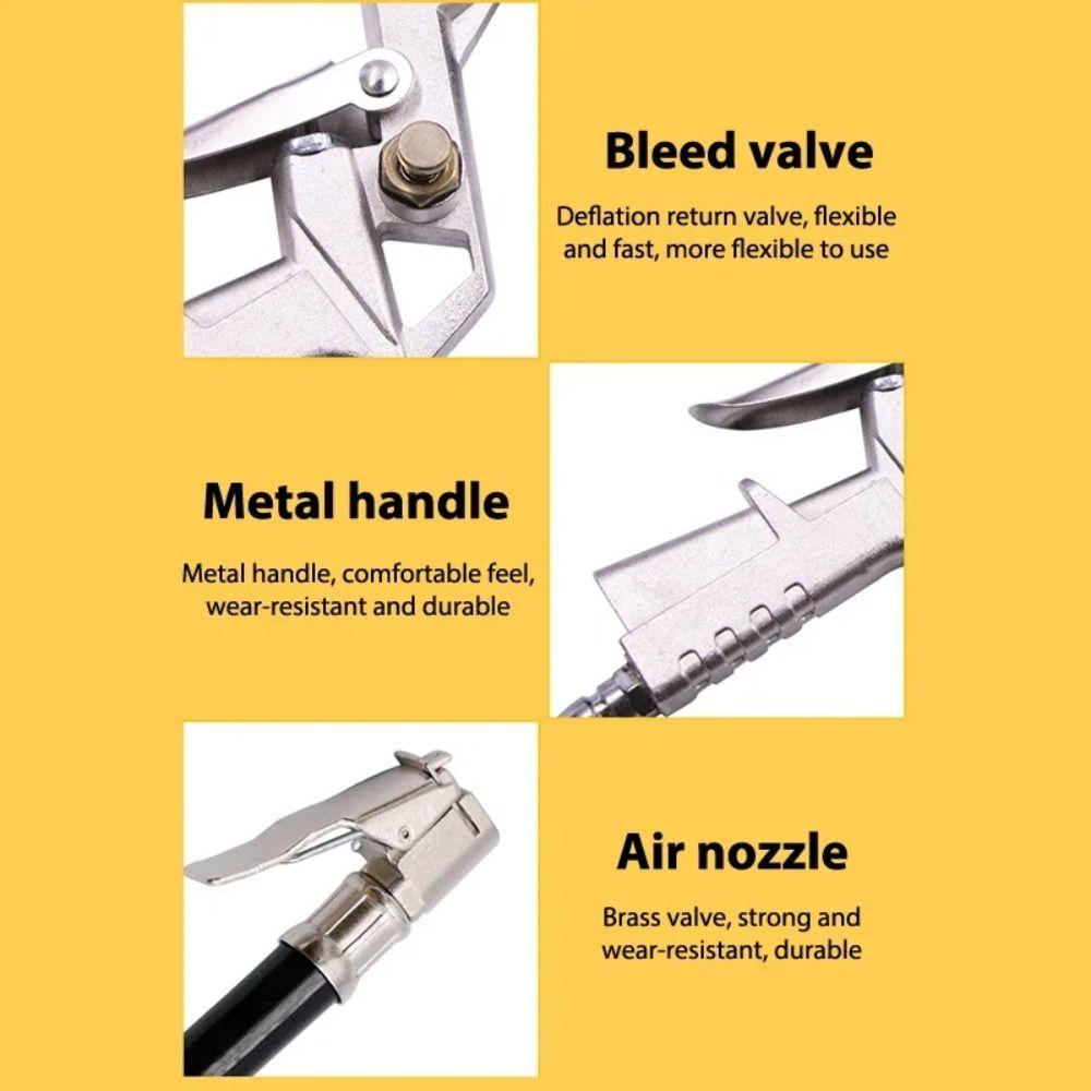 Meter Display Tire Air Pressure Gauge 0-16Bar Inflator Pump Tools  SUV Tire Inflation