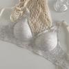 Solid Color Comfortable Zero-Constraint Non-Gaping Women's Underwear Thin Push-Up Wire-Free Bra