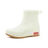 "Women's and Men's Mid-Tube Non-Slip Rain Boots: Versatile, Wear-Resistant, Fashionable, and Warm for Outdoor Use"