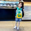 Kindergarten Backpack Cartoon  Dinosaur Design  Kids Dualshoulder Backpack