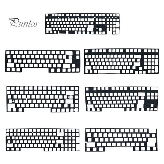 Cuscinetto in schiuma smorzante per tastiere silenziose, interruttori per tastiera, cuscinetto silenziatore per tastiera meccanica 60/84/87/96/104/660/980