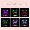 Snow globe with music box, color LED lights, merry-go-round, and crystal balls for automatic snowfall. A popular birthday or Christmas gift for girls,