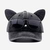 Breathable Cat Ears Baseball Cap Sweet Duck Tongue Cap Simple Sun Protection Cap  Streetwear