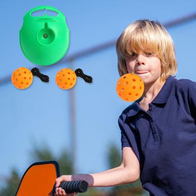 Portable Pickleball Trainer Rebound Ball with String Stable Durable Lightweight Pickleball Practice Device
