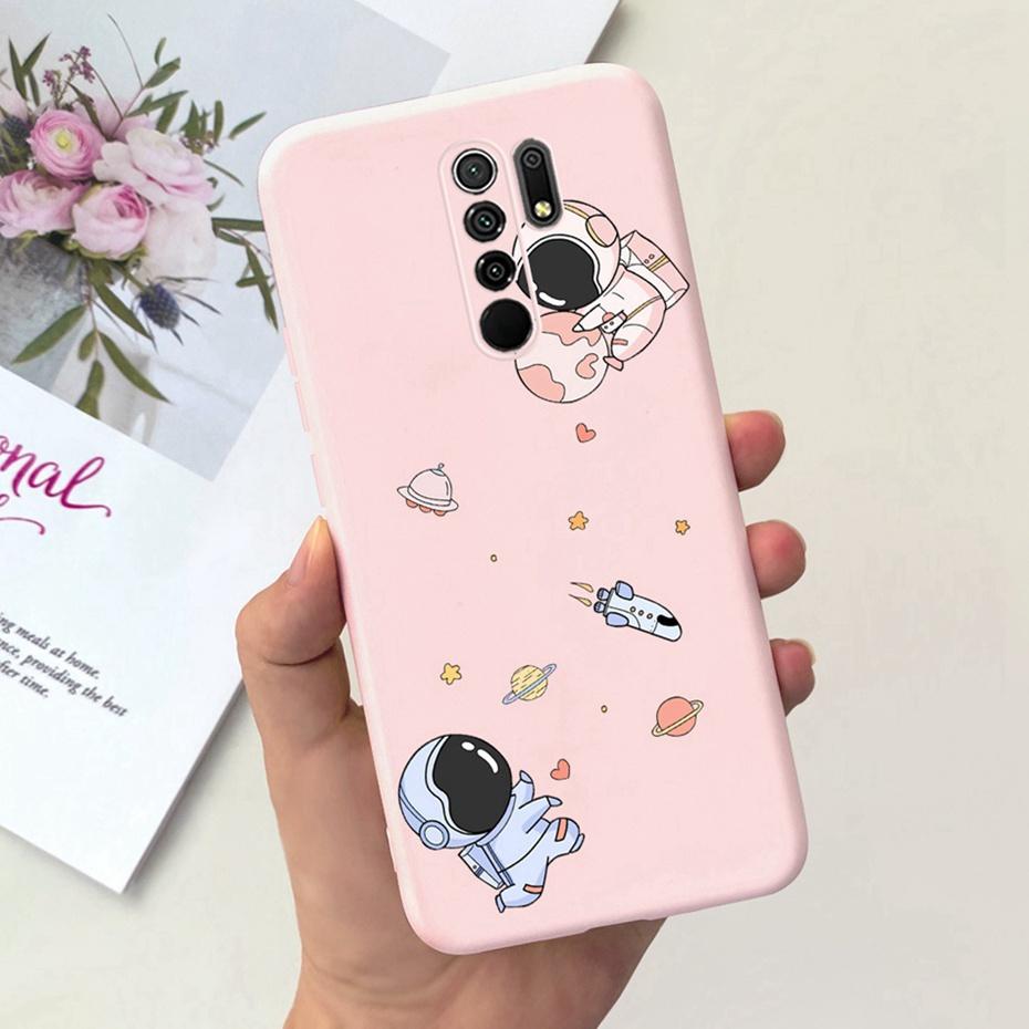 For Xiaomi Redmi 9 Cute Animal Cartoon Phone Case For Redmi 9 Prime Redmi9 China Version Candy Color Soft Silicon TPU Back Cover