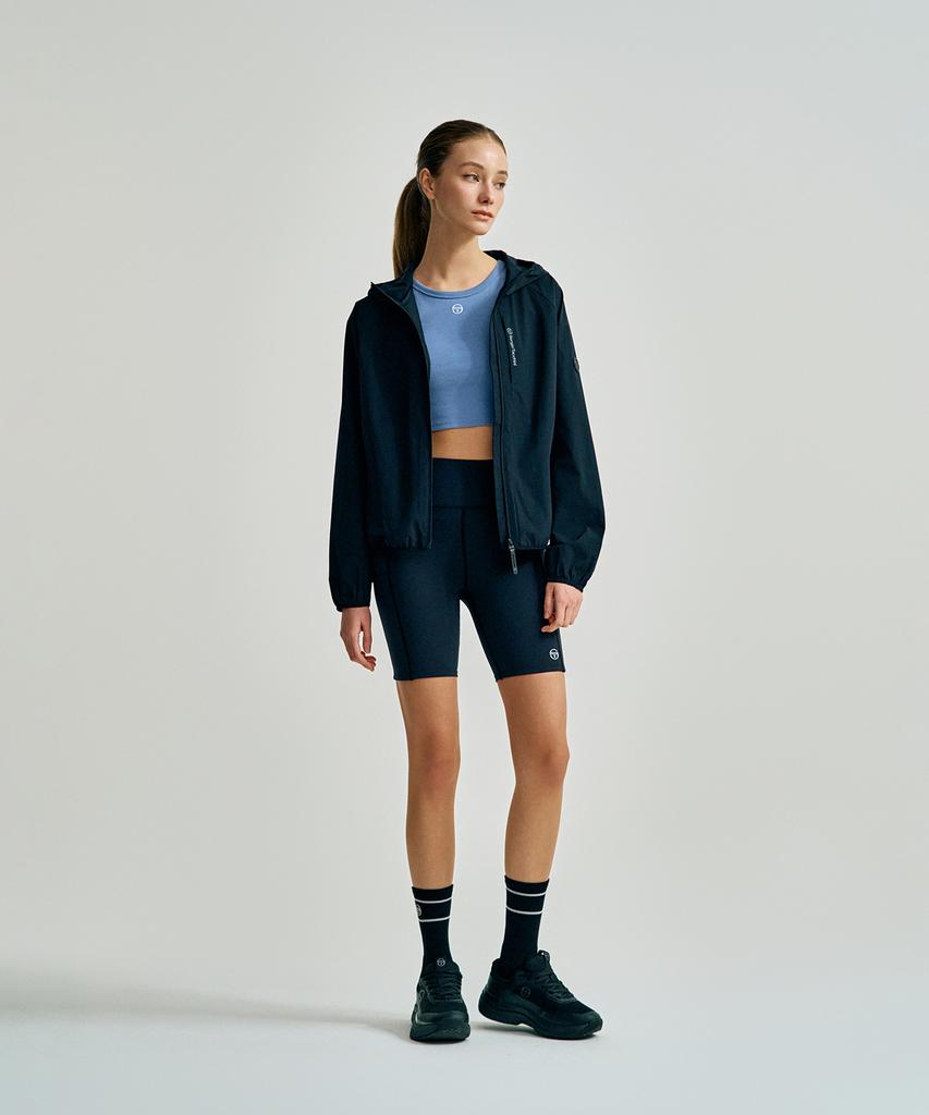 Sergio Tacchini U Single-Layer Woven Jacket (Black)