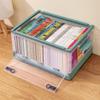 Foldable Transparent Storage Organizer Box for Books