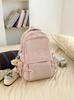 Cream Style High Aesthetic and Large Capacity Backpack for Women, Middle and High School Students, Backpack for College Students